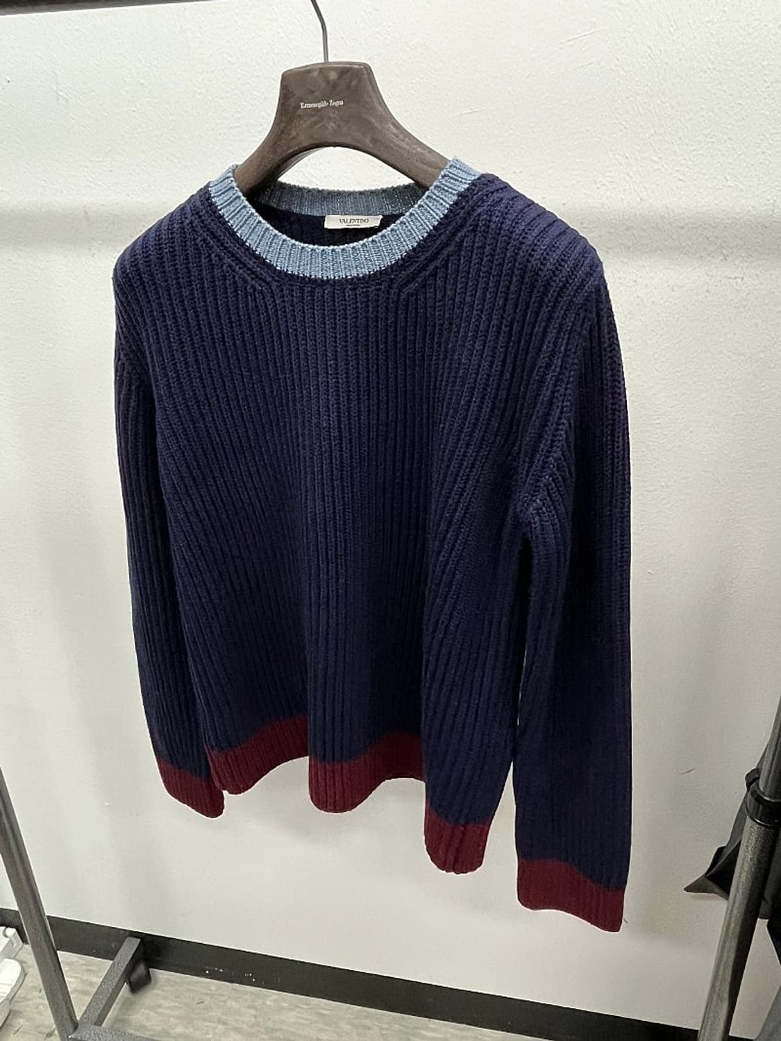 100) 발렌티노 배색 울니트  상품이미지1