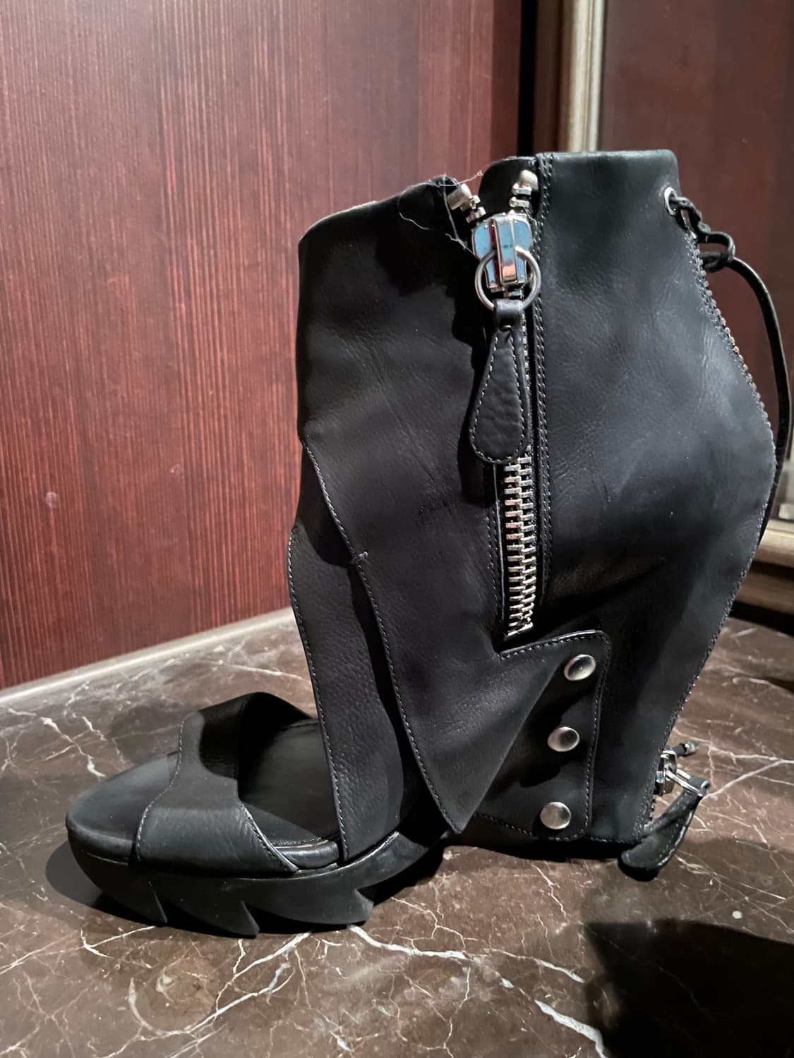 CAMILLA SKOVGAARD 히든 스틸레토 앵클부츠 38 상품이미지1