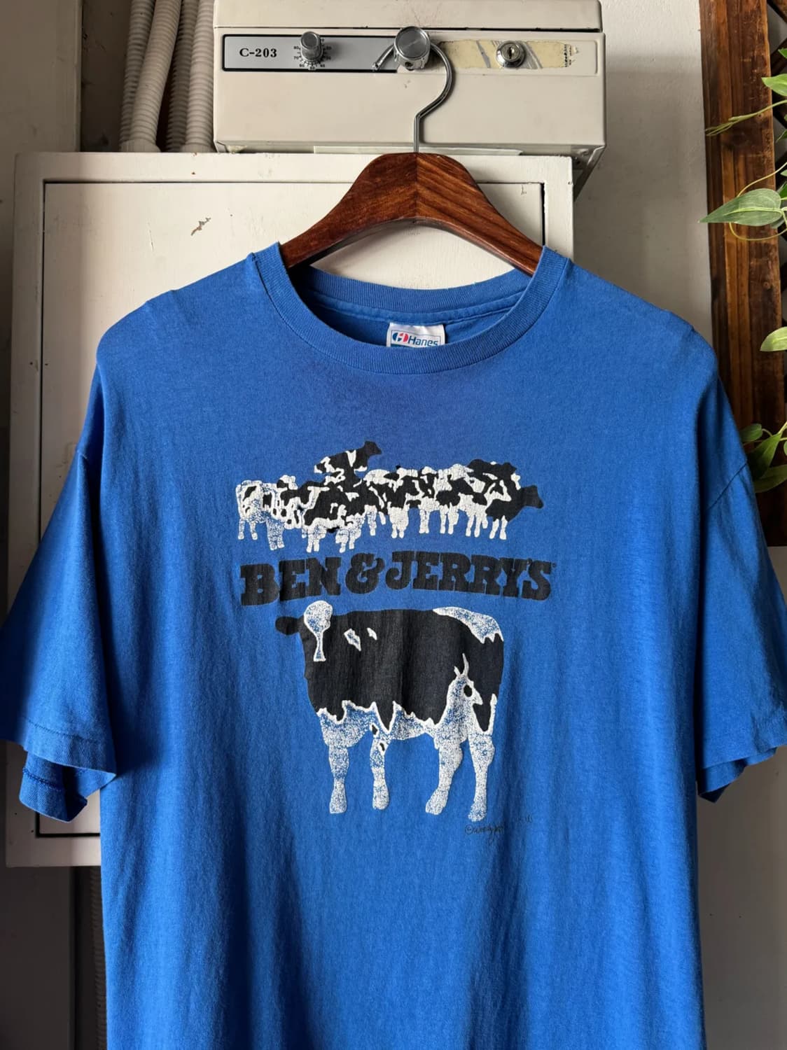 [XL]90's 벤앤제리스 Made in USA 티셔츠 상품이미지1