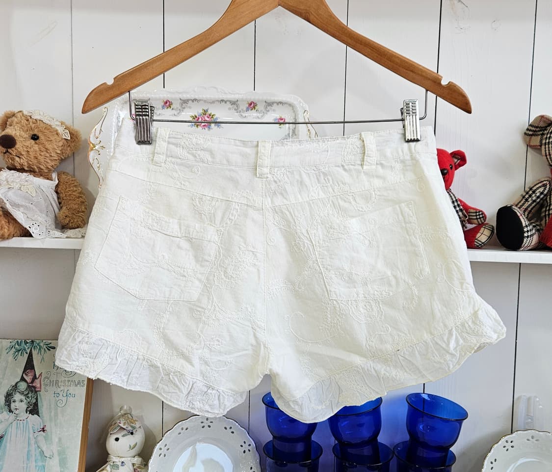 자수 프릴 숏팬츠 상품이미지5