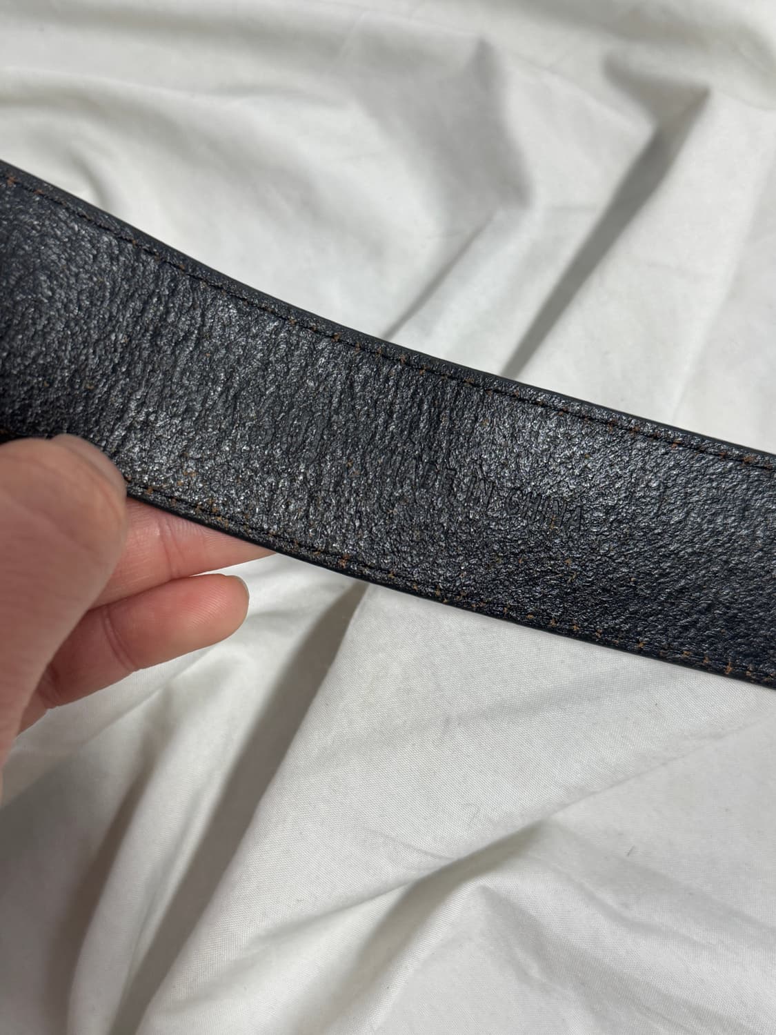 Anna sui 버터플라이 버클 엠보 레더 벨트 y2k 상품이미지4