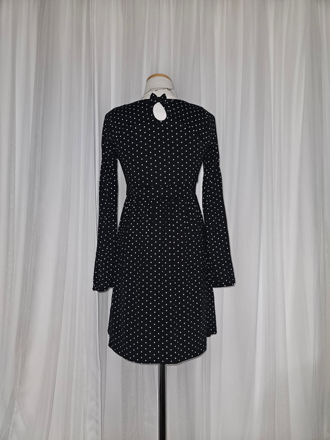 ingni 히메 도트 리본 원피스 상품이미지5