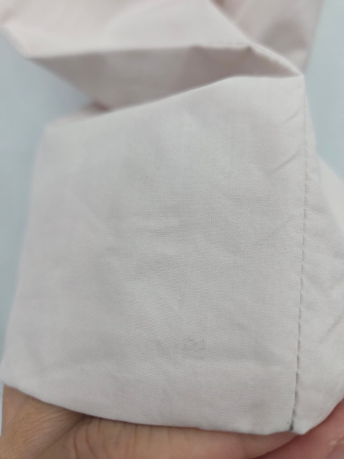 40 에르메스 연핑크 밴딩 면 팬츠 상품이미지8