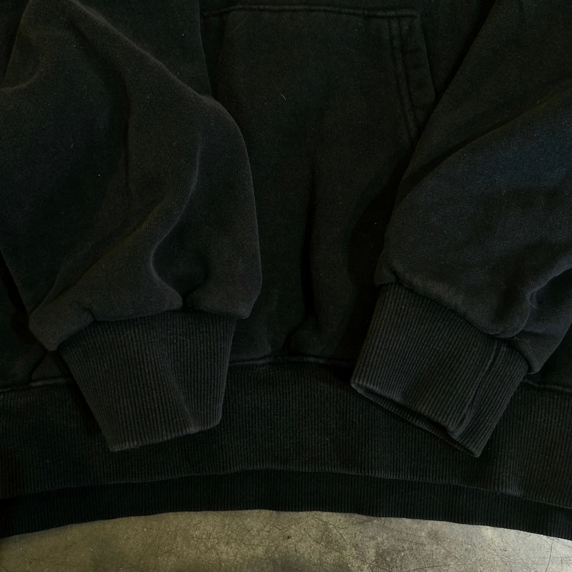 무아무아 오버핏 기모 후드티 F 상품이미지3