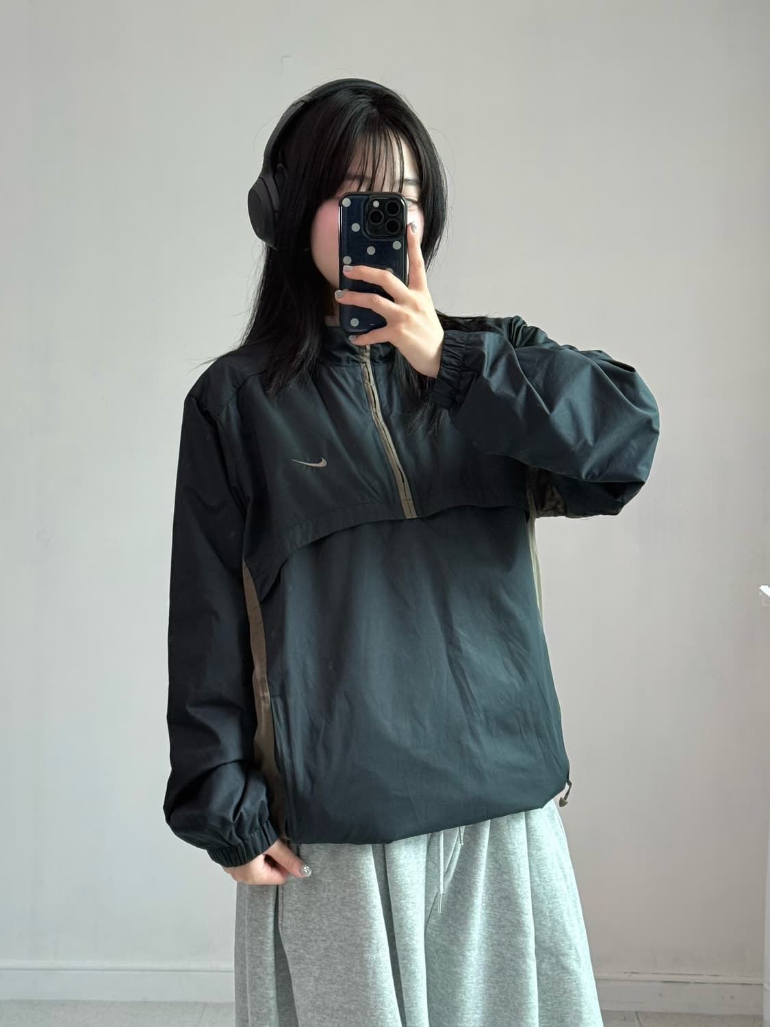 나이키 카키브라운 반집업 상품이미지3