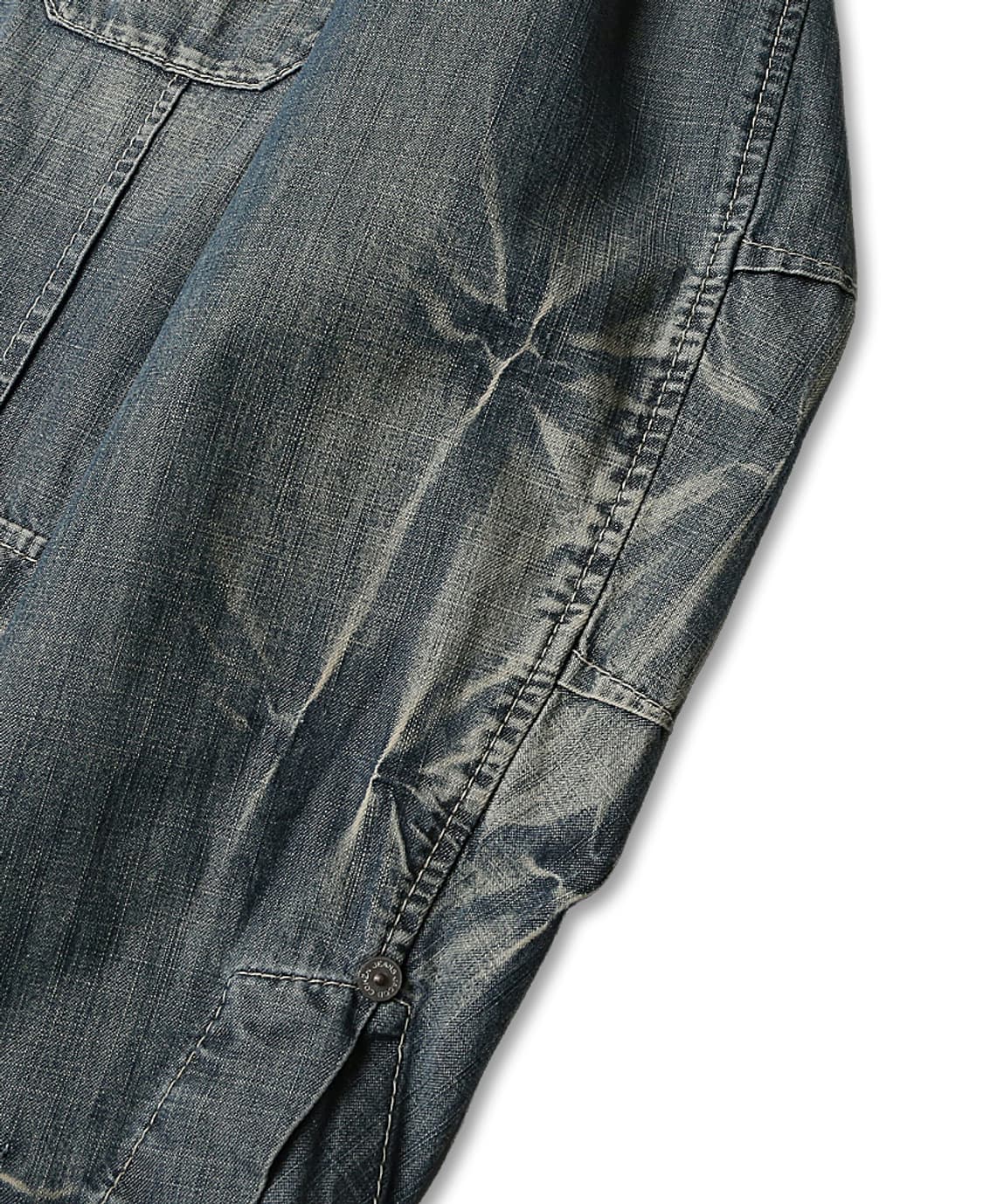 야콥 코헨 [Jacob Cohen] 빈티지 워싱 이태리 데님 사파리 자켓 상품이미지5