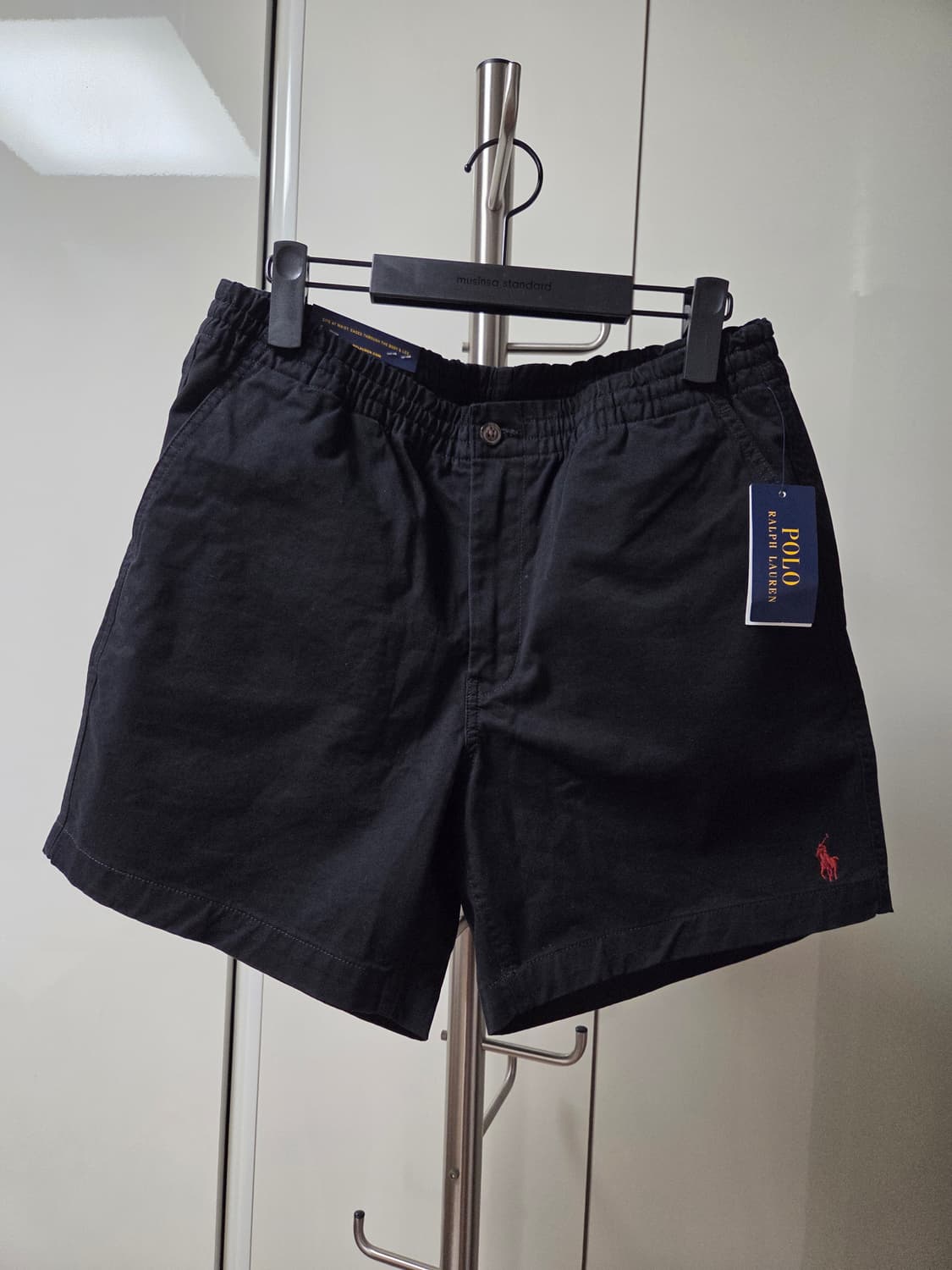 폴로 랄프로렌 프렙스터 반바지 블랙 상품이미지1