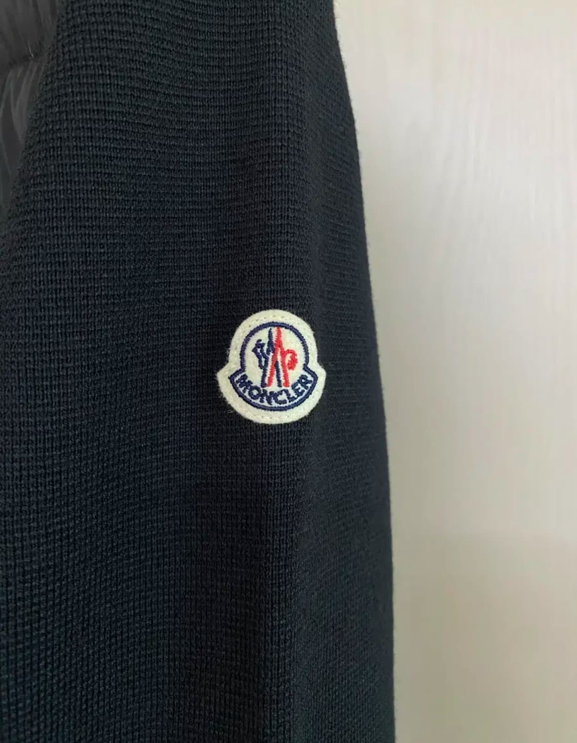 몽클레어 트리콧 니트패딩 가디건 블랙 L 상품이미지2