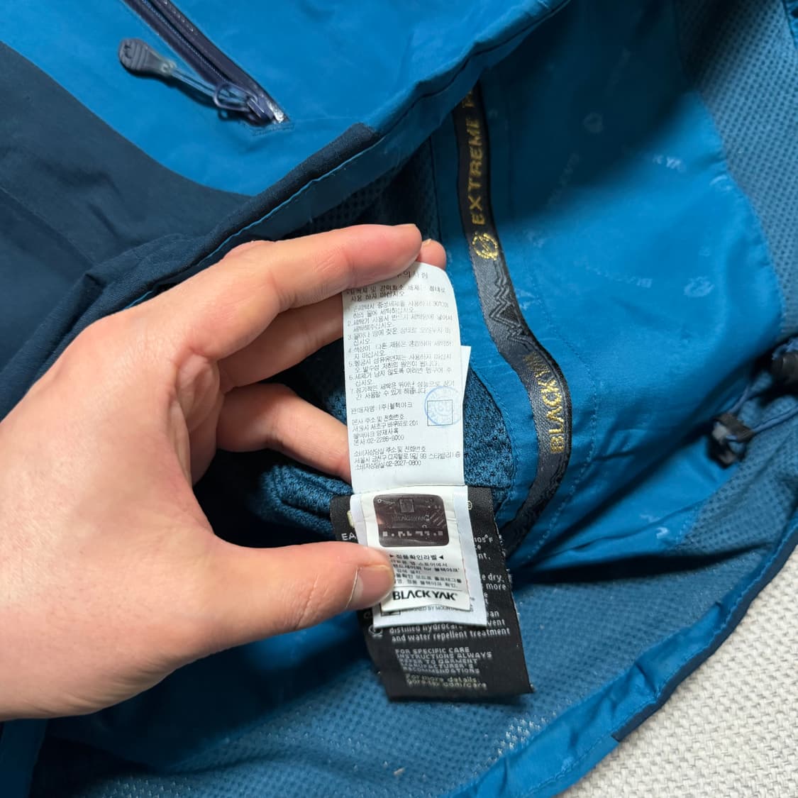 블랙야크 고어텍스 방수 바람막이 자켓 상품이미지8