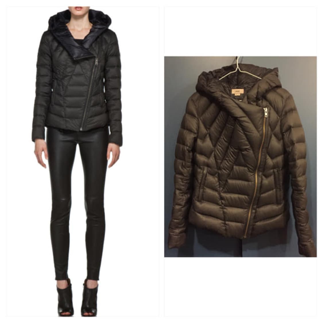 헬무트랭 사선지퍼 다운 자켓 구해요 상품이미지1