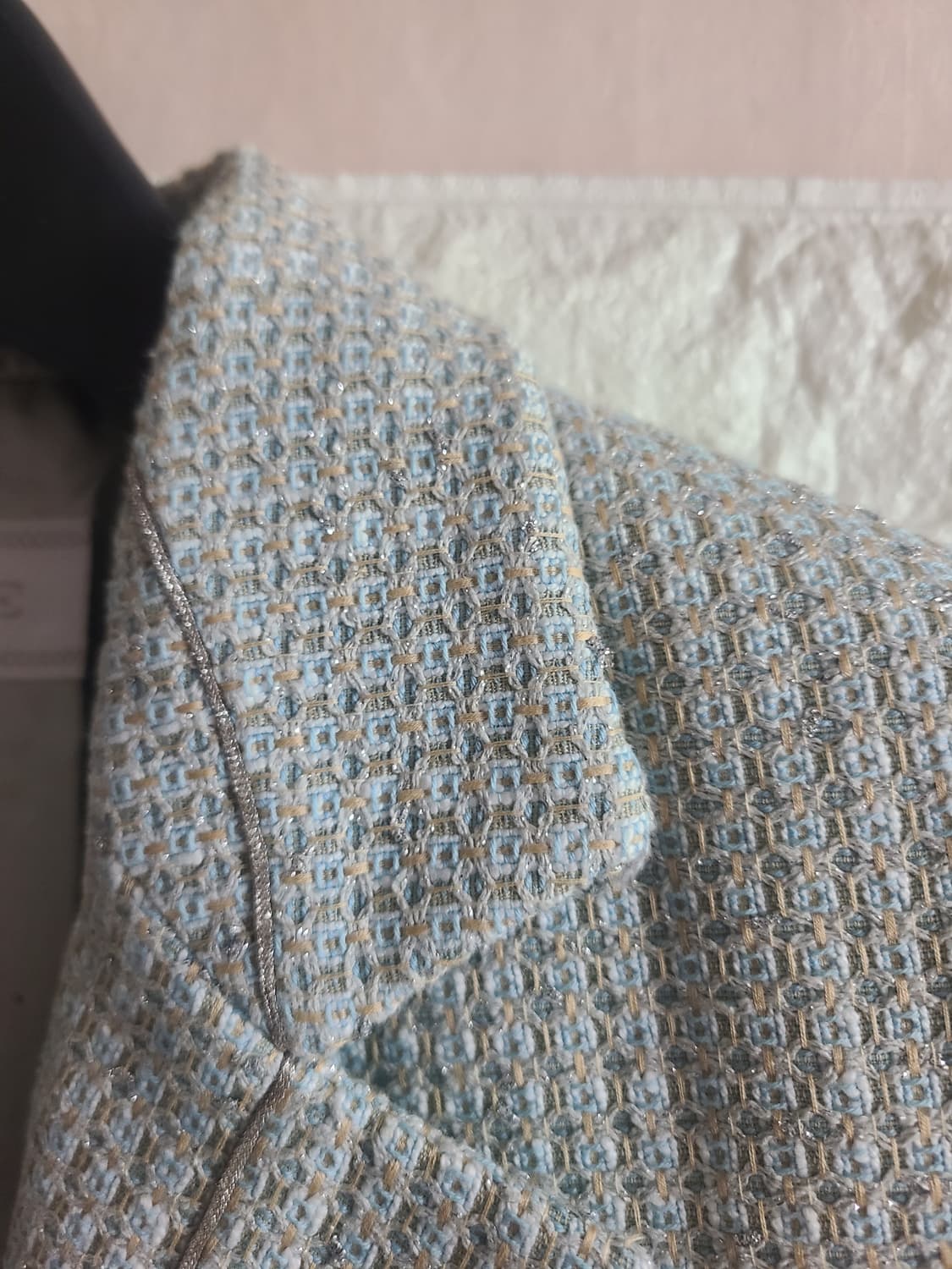 MINE 트위드 자켓 하늘색(55) 상품이미지5