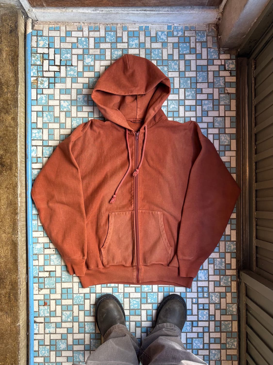 AURALEE SUPER MILLED SWEAT ZIP PARKA 상품이미지1