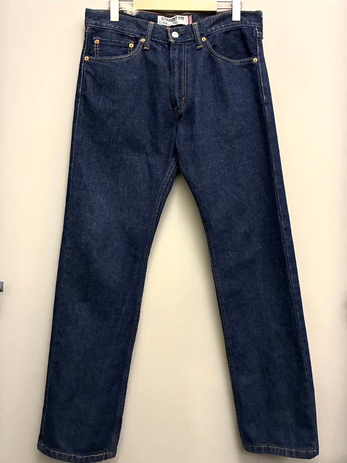 (32)Levis 리바이스 505 스트레이트 진청 데님 청바지 상품이미지8