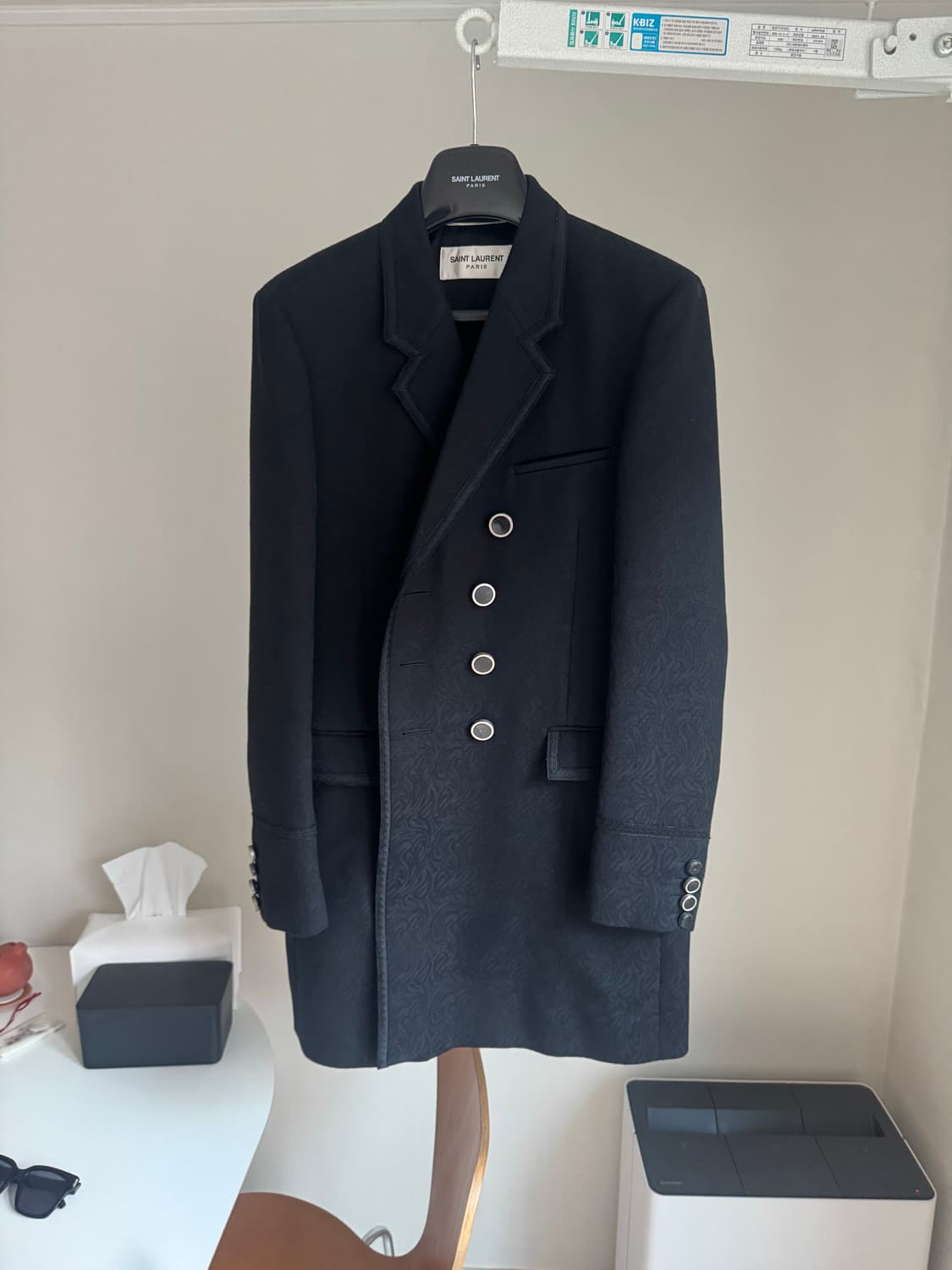 생로랑 페이즐리 문양 코트 54(105) 상품이미지1