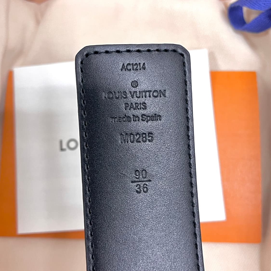 [미사용/정품] 루이비통 LV 리버서블 이클립스 리버스 벨트 상품이미지5