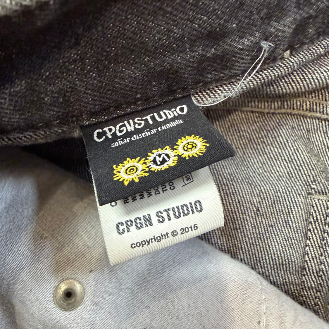 CPGN STUDIO 카고 커브드 와이드 데님 팬츠 상품이미지3