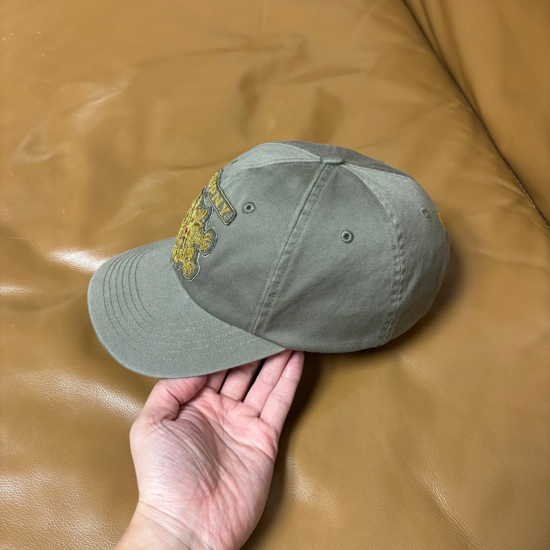 슈프림 6패널 볼캡 모자 드래곤 올리브 카키 상품이미지4