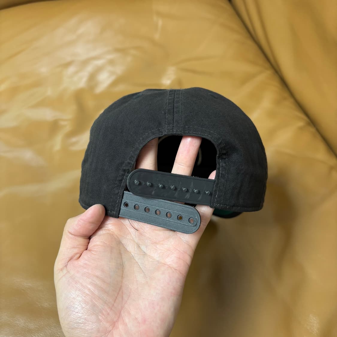 RRL 더블알엘 랄프로렌 폴로 블랙 6패널 윙로고 볼캡 모자 Black 상품이미지7