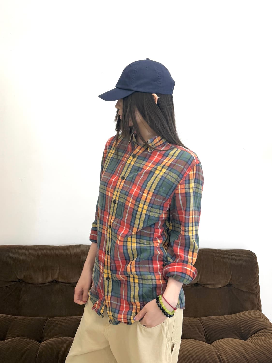 L.L.Bean 빈티지 코튼 워크 셔츠 상품이미지1