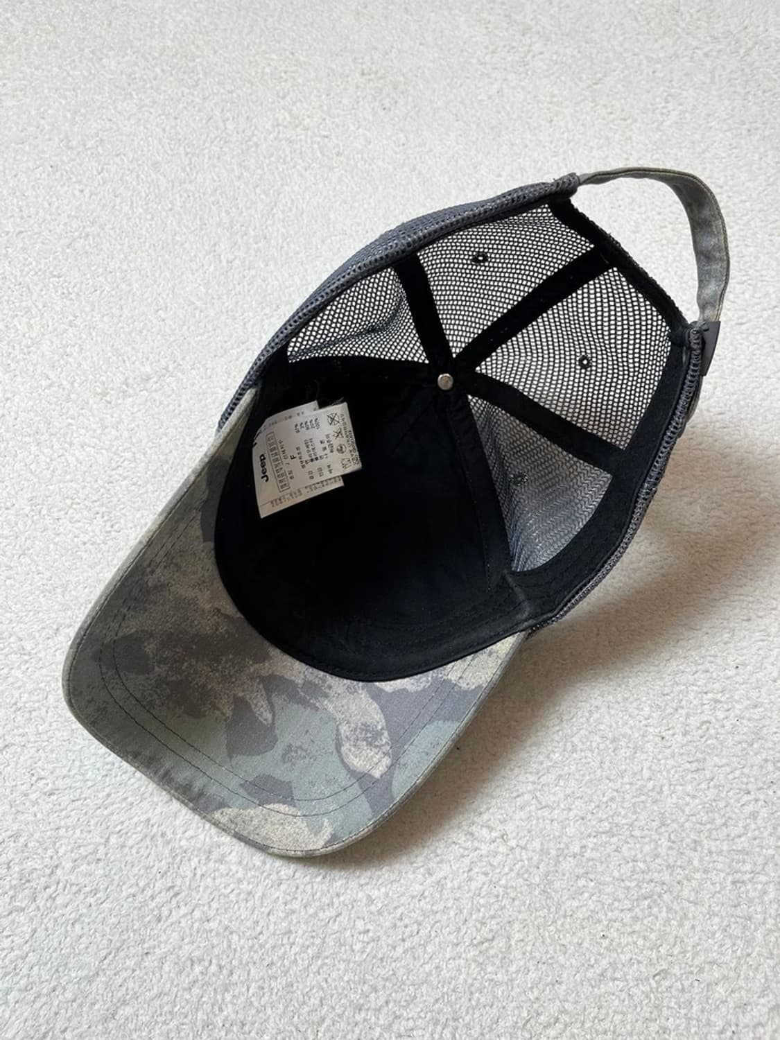 지프 JEEP 우드랜드 카모 트러커 볼캡 A1888 상품이미지6