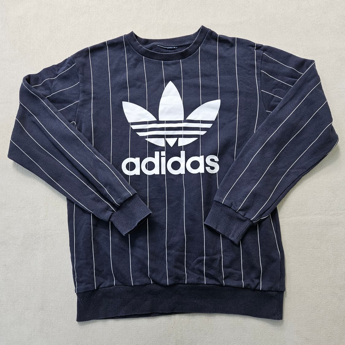 100 아디다스 핀스트라이프 맨투맨  0306Y 상품이미지1