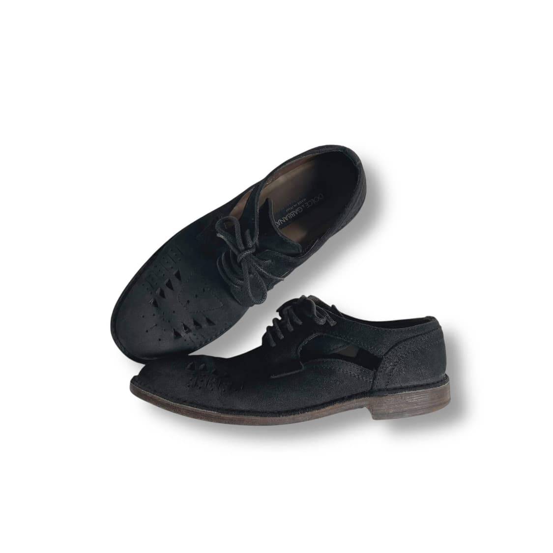 Dolce&gabbana 홀 포인트 스웨이드 슈즈 (280) 상품이미지1