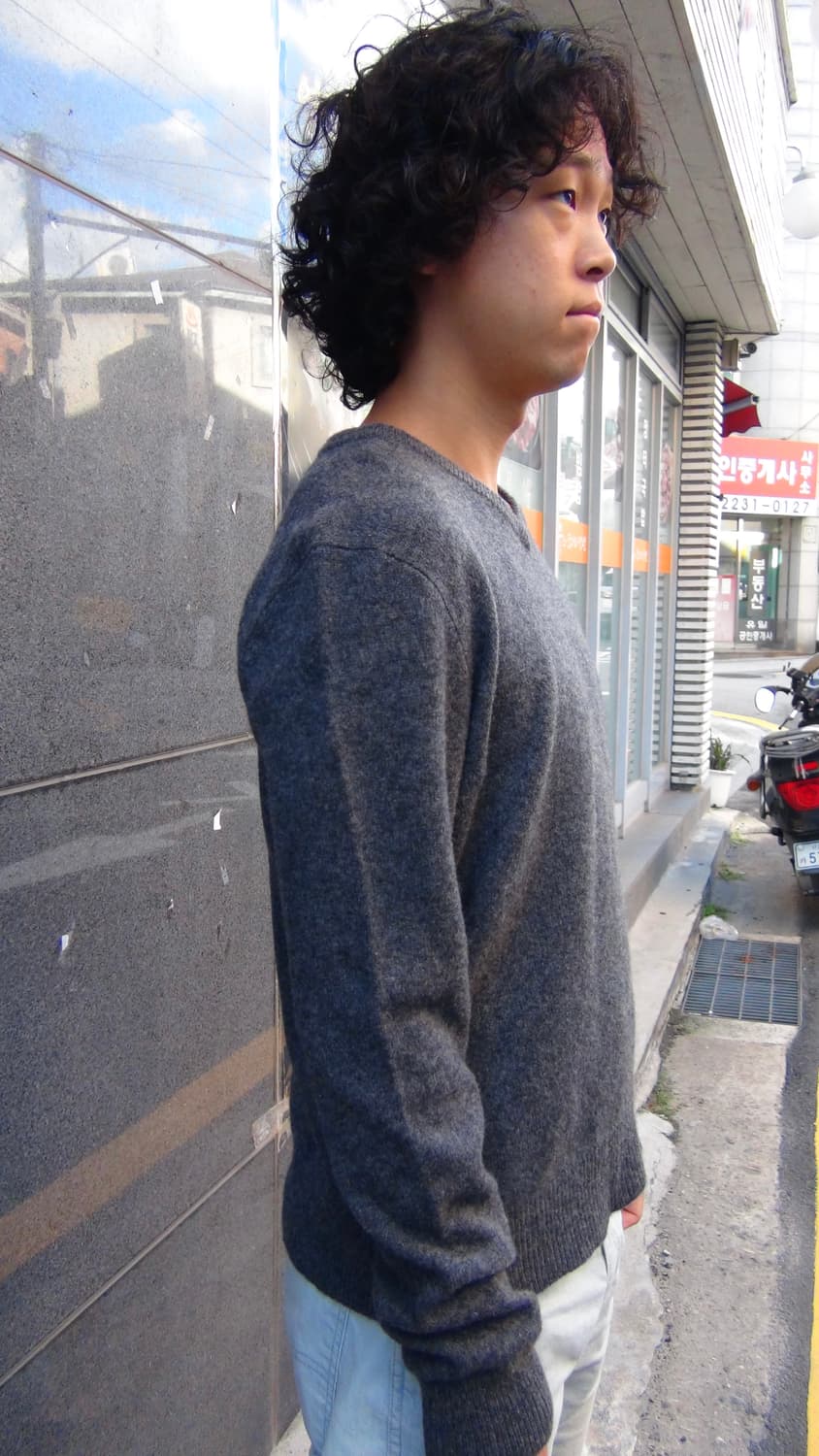 폴로 램스울 v넥 니트 xl 상품이미지5