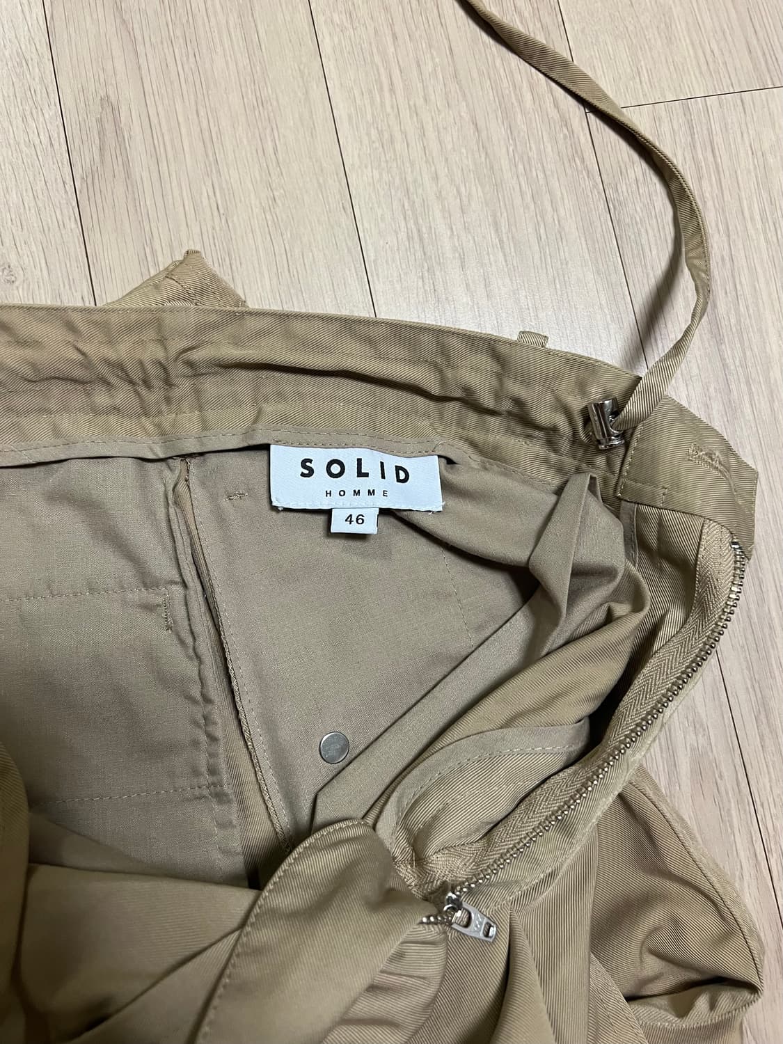 솔리드옴므(Solid Homme) 스트링 투웨이 패러슈트 카고 팬츠 46 상품이미지4