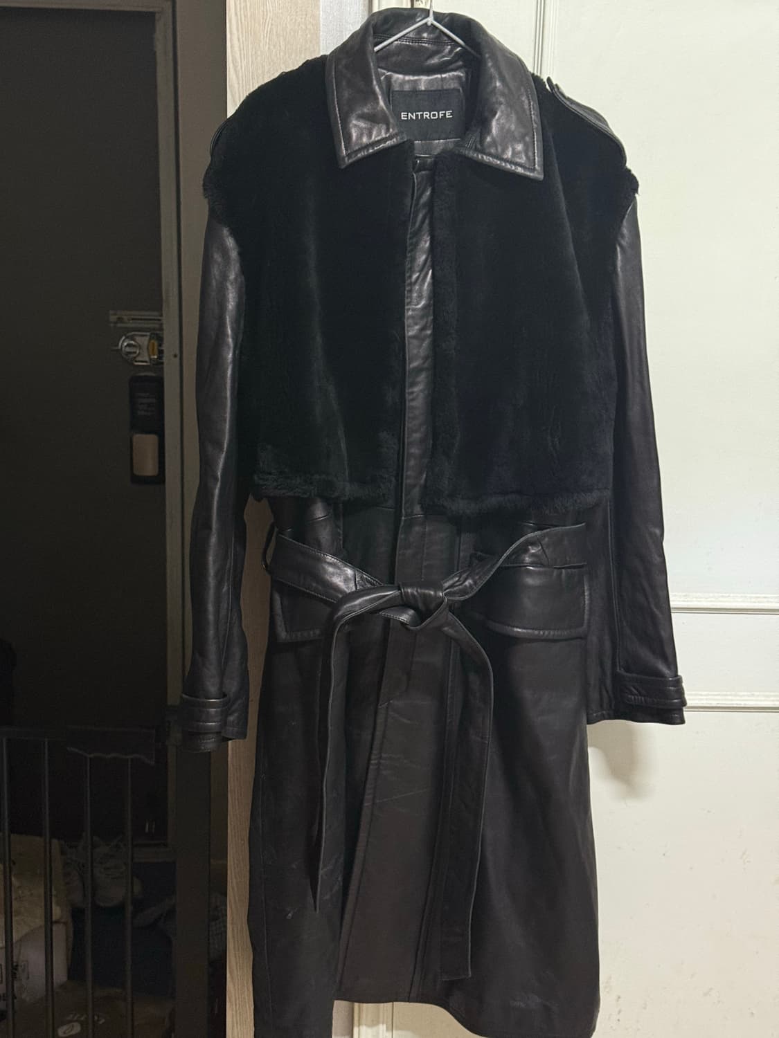 남자양가죽롱자켓거의새것 상품이미지1