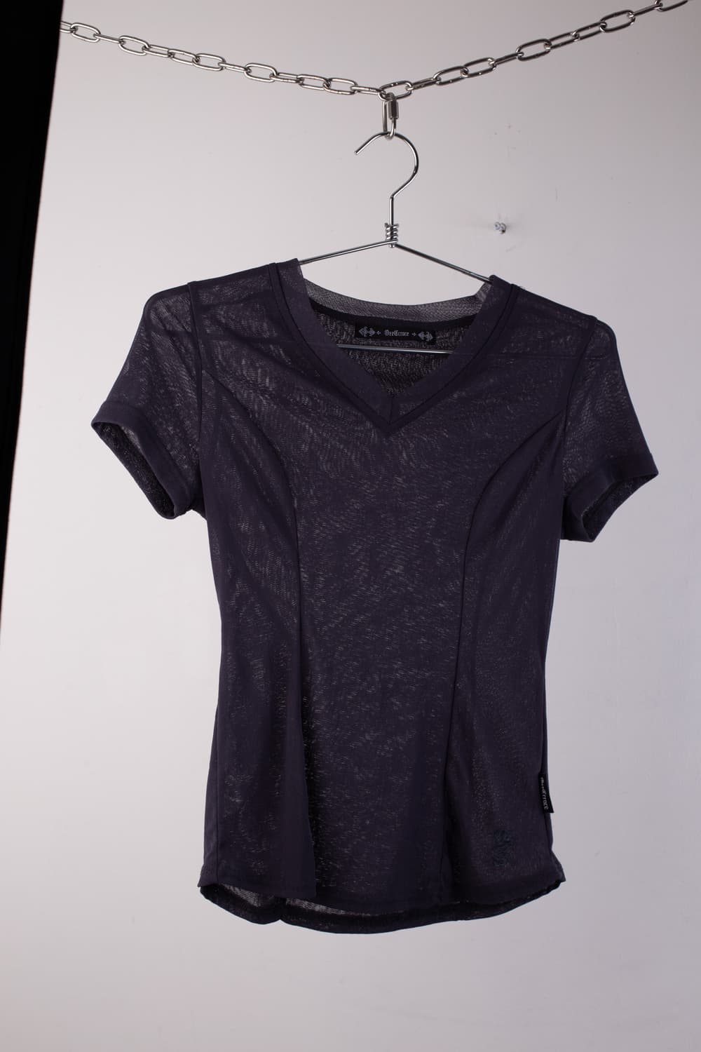 OZZ CROCE MESH V-NECK EMBROIDERY T-SHIRT 상품이미지6