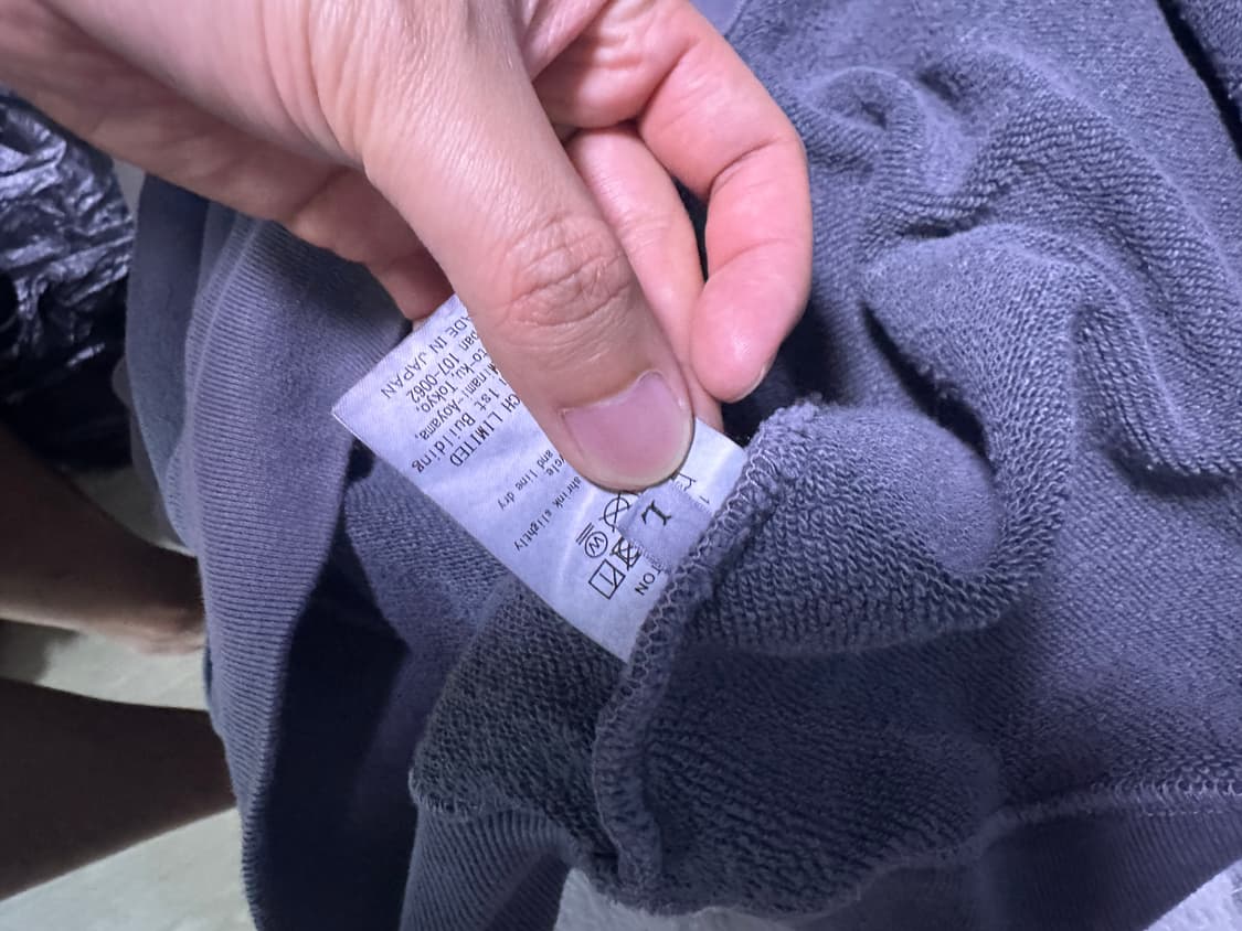 [L] 카브엠트 오버다이 크루넥 맨투맨 상품이미지5