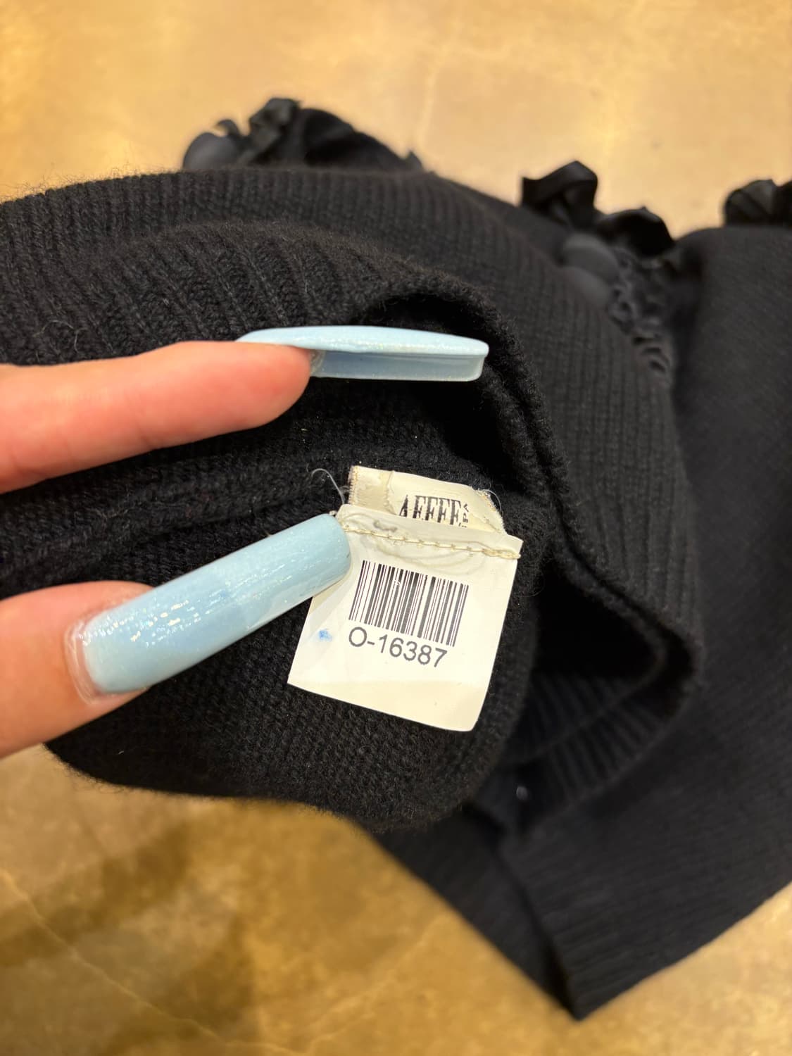 moschino 블랙 플라워 가디건#csz283 상품이미지3