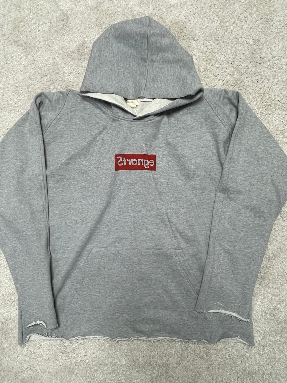 이지앤아츠 egnarts 박스로고 후디 L 상품이미지1