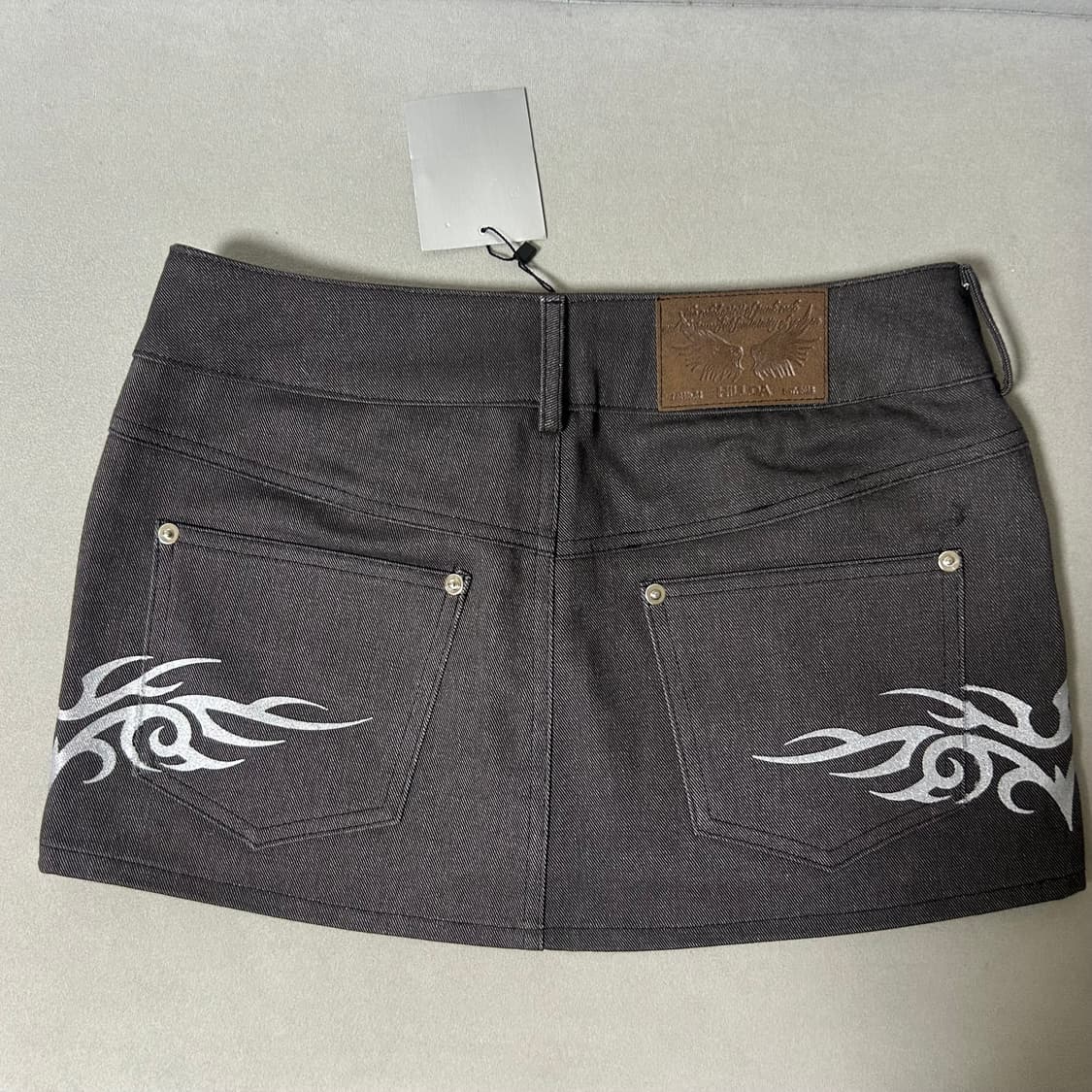 힐다 메탈릭 미니 스커트 25fw HILLDA 상품이미지2