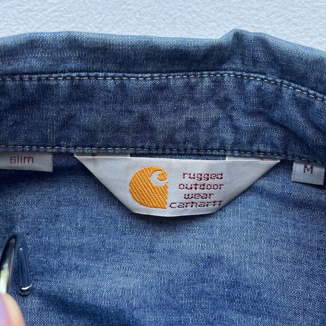 칼하트 L/S 모토 샴브레이 셔츠 상품이미지6