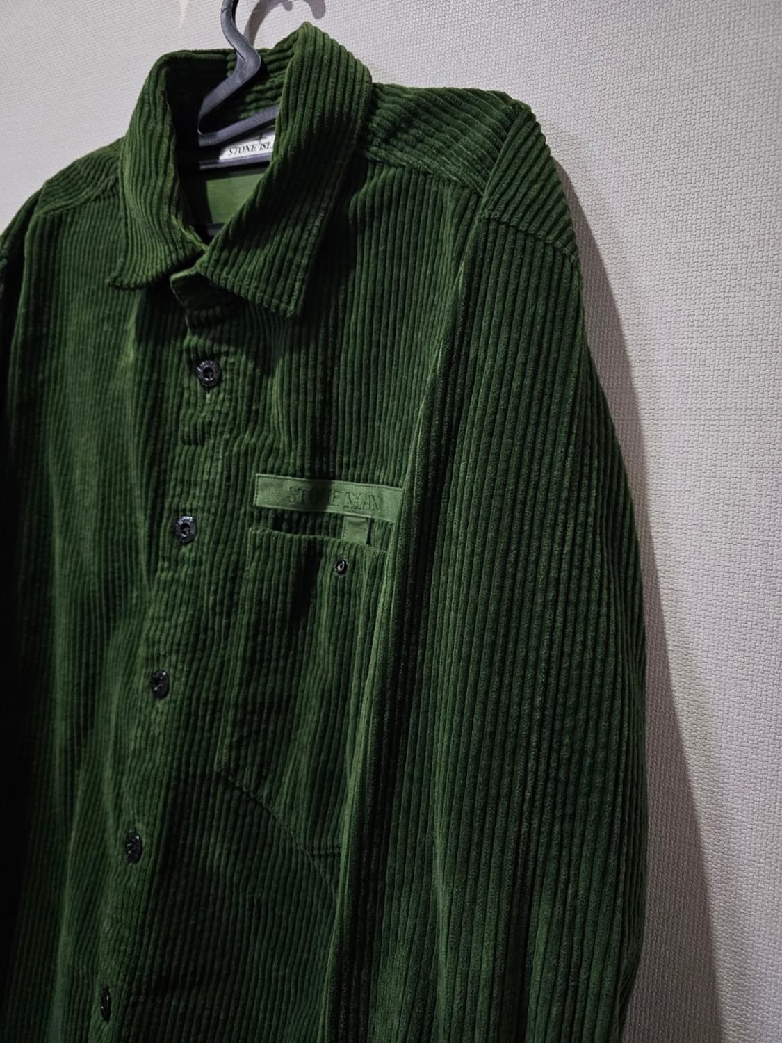 정품 스톤아일랜드 코튼 코듀로이 셔츠 105 / XL 상품이미지2