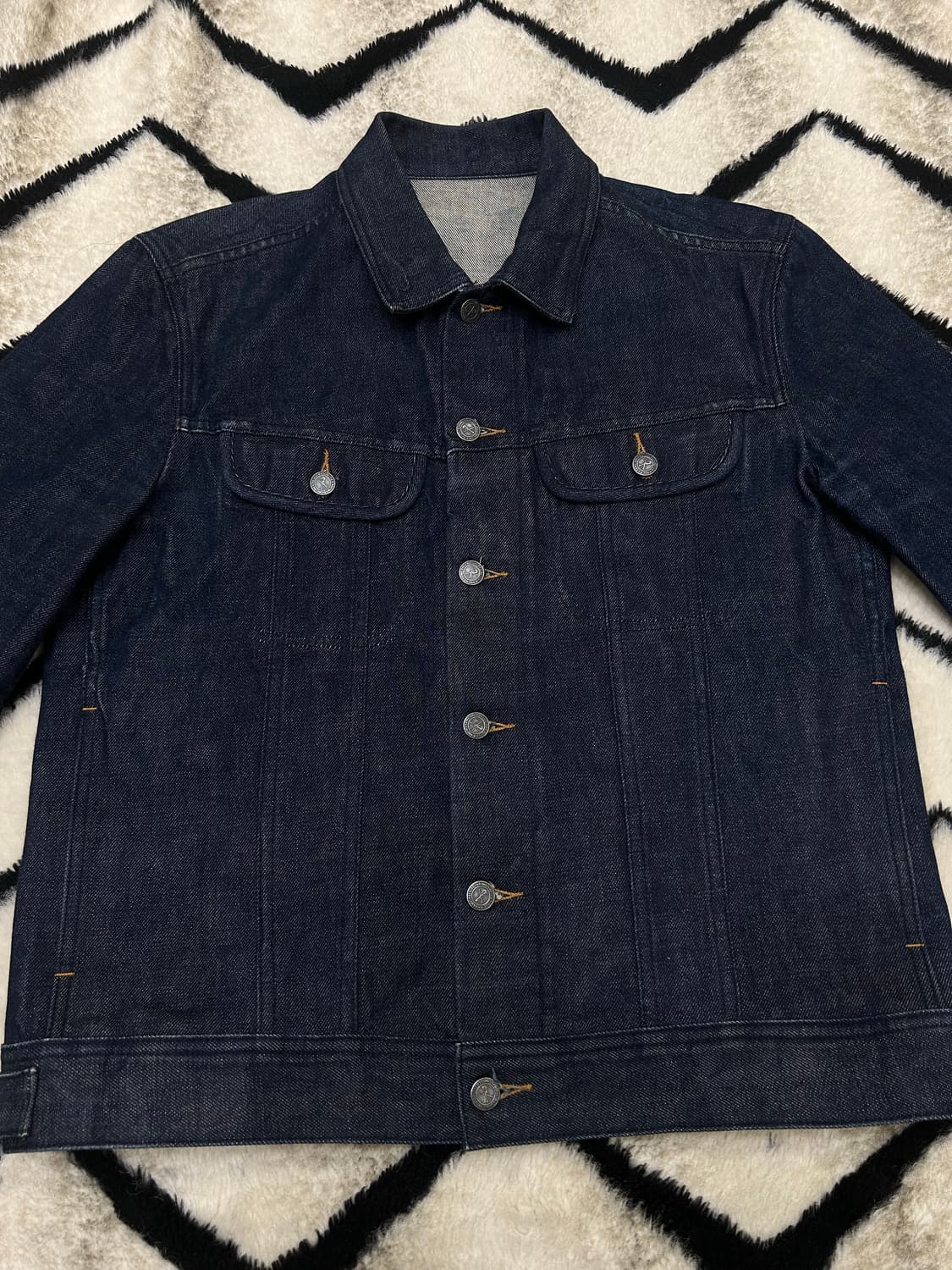 [L]A.P.C 데님 트러커 자켓/인디고 상품이미지3