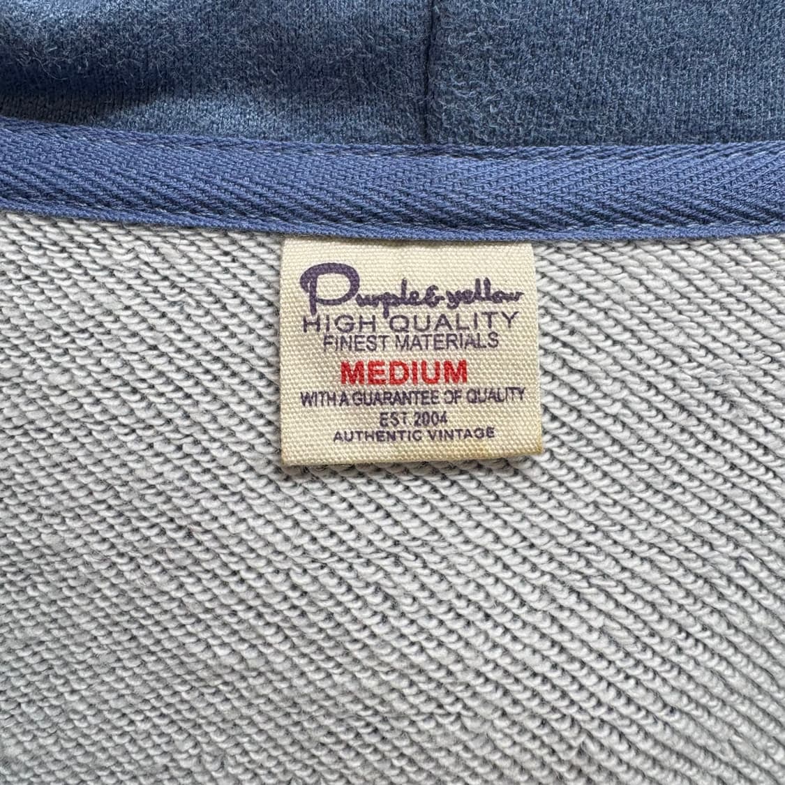 purple & yellow 하프 후드 티 JPN 상품이미지2