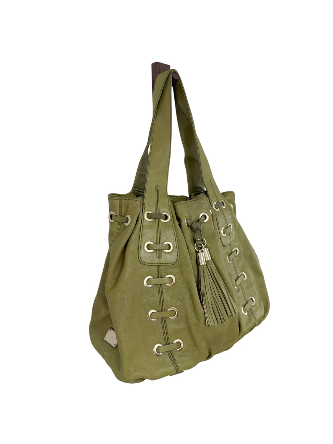 마이클코어스 레더 그린 숄더백 상품이미지2