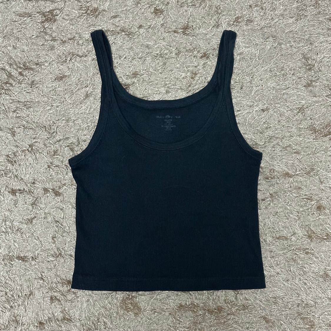 브랜디멜빌 크롭 탑 블랙 상품이미지1