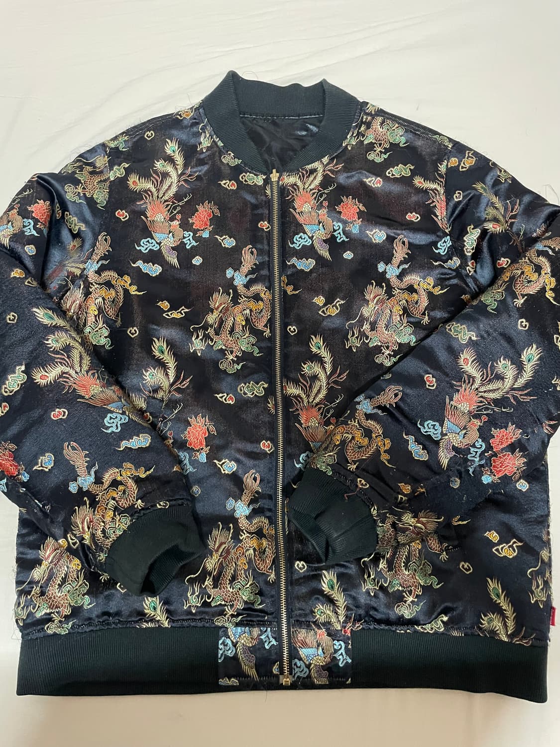 슈프림 황제 리버시블 봄버자켓 블랙 상품이미지1