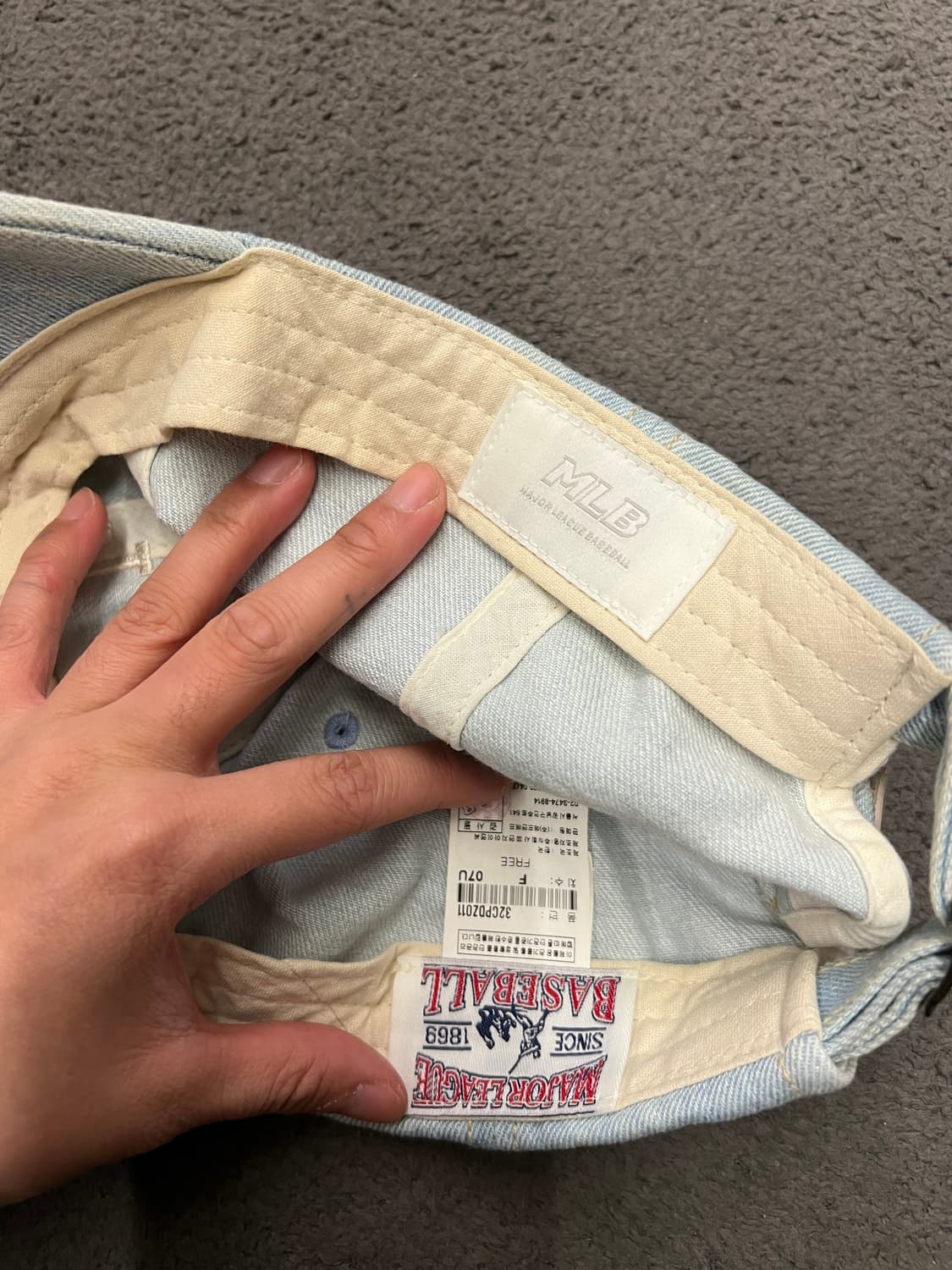 MLB LA 데님 캡 처분  상품이미지2