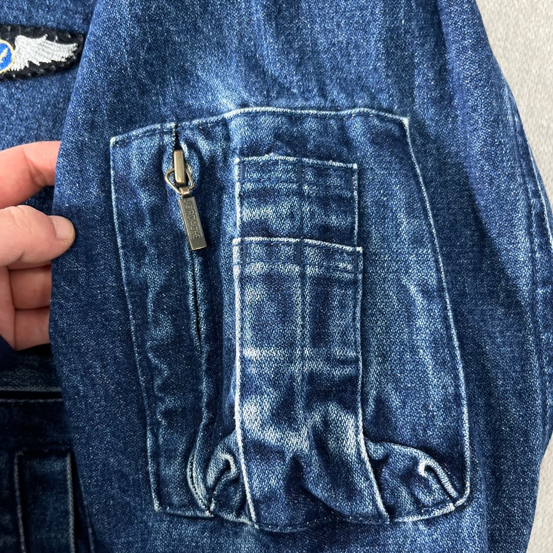 100 아메리칸 빈티지 데님 청자켓 상품이미지5