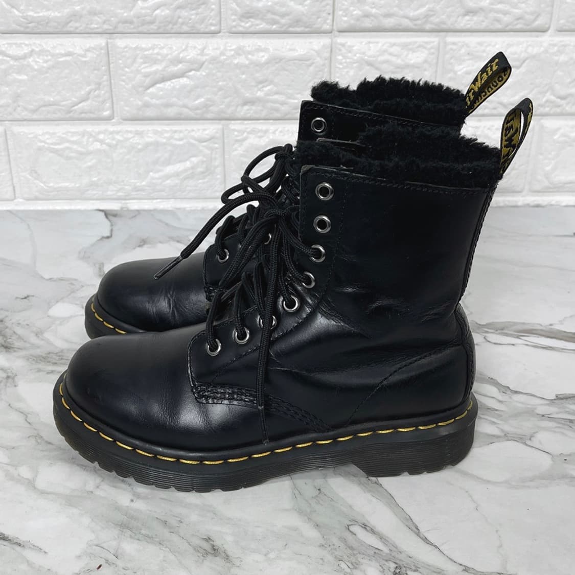 닥터마틴 1460 세레나 퍼부츠 블랙 230 UK4 상품이미지3