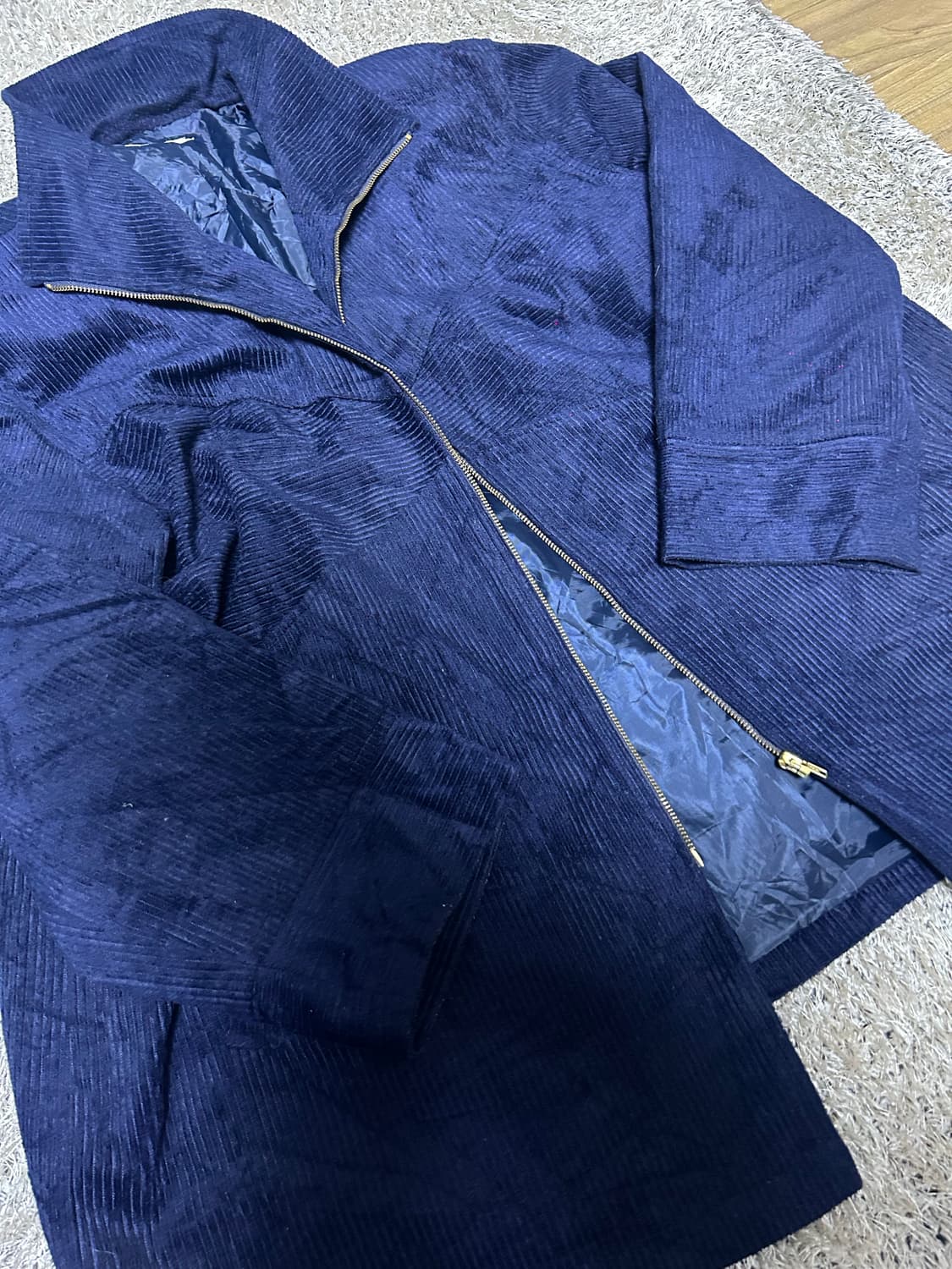 일본판 코듀로이 집업자켓 사이즈 105 상품이미지2