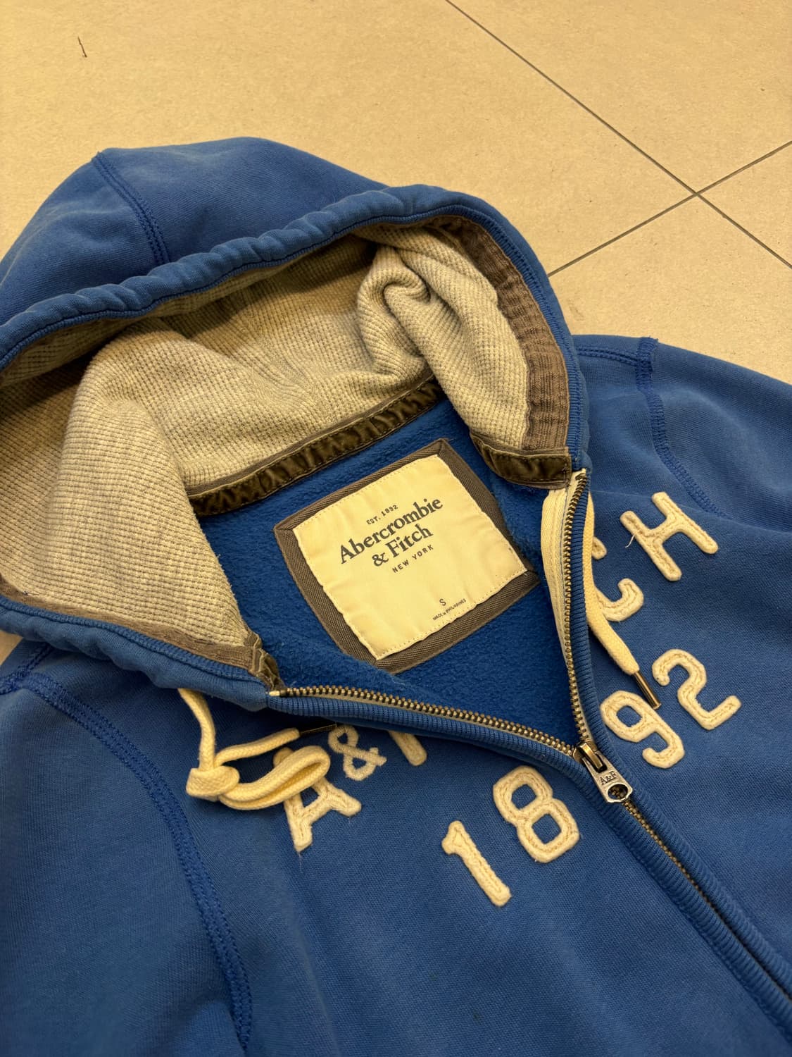 아베크롬비 1892 블루 후드집업 상품이미지5