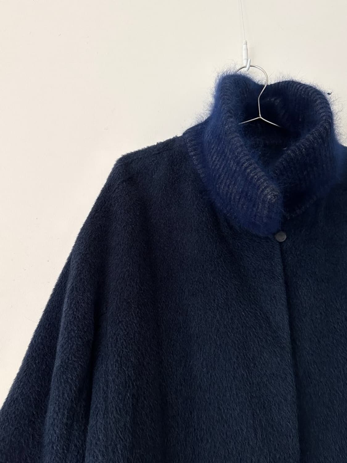 EMCEE blooming alpaca coat / navy 상품이미지4
