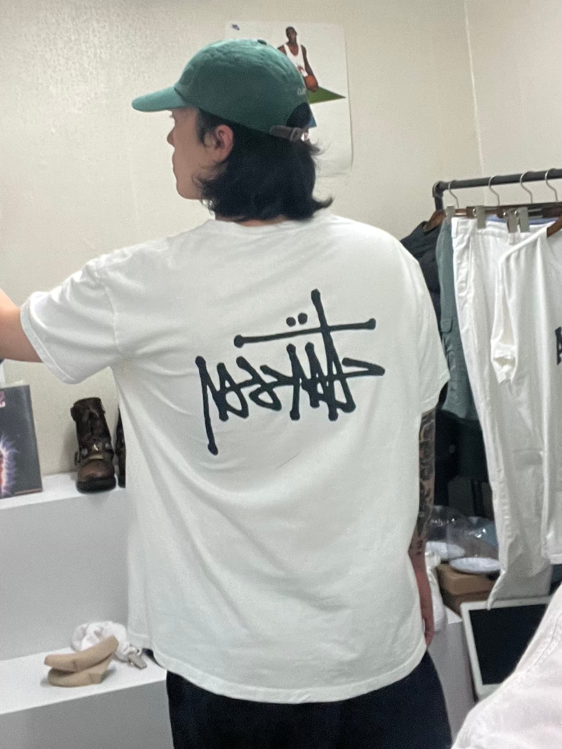 스투시 베이직로고 반팔티 상품이미지7