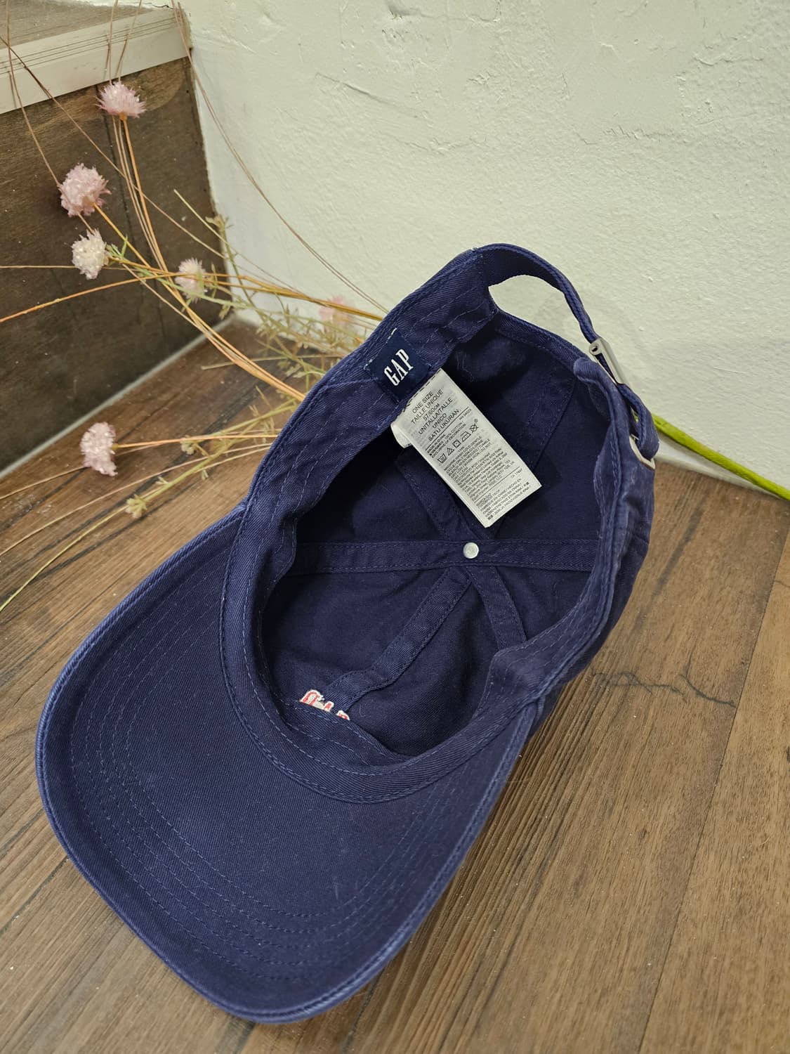 GAP 네이비 레드로고 볼캡 상품이미지7