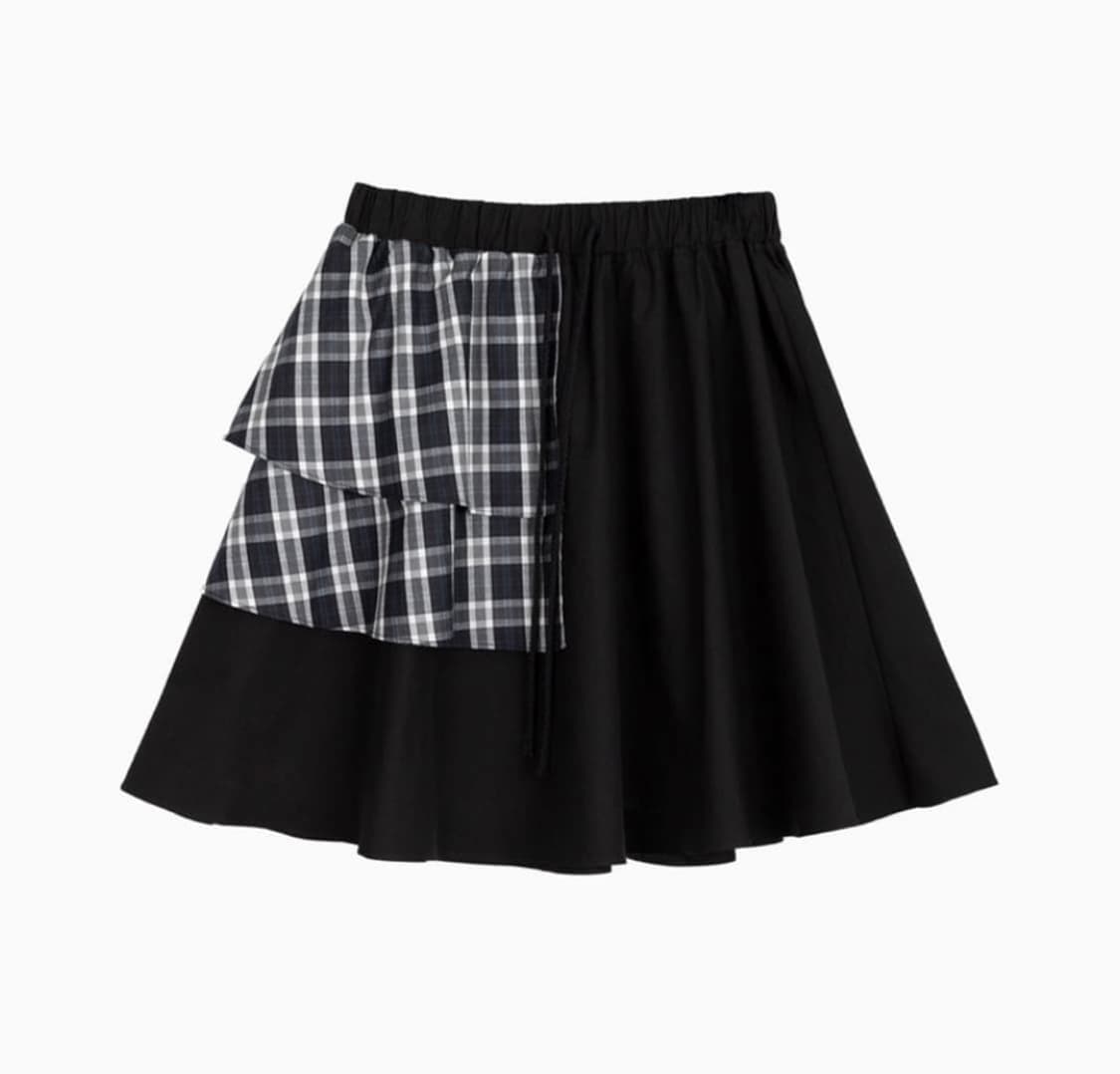 CANCAN COLORED SKIRT, BLACKC 상품이미지1